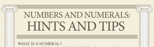 Numbers and numerals: hints and tips