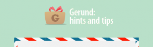 Gerund: hints and tips [infographic]