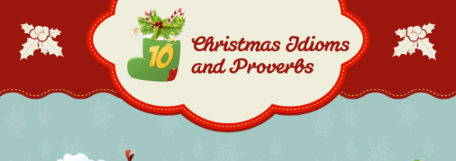 Christmas Idioms and Phrases [infographic]