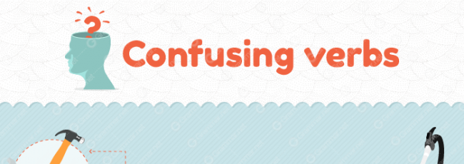 Verbs often confused [infographic]