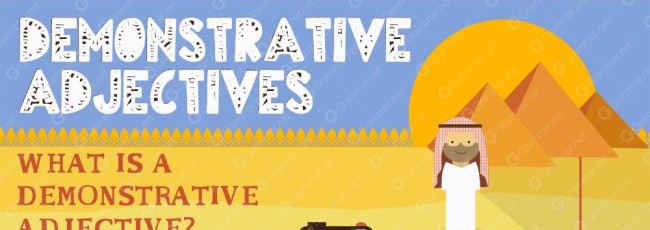 Demonstrative Adjectives [infographic]
