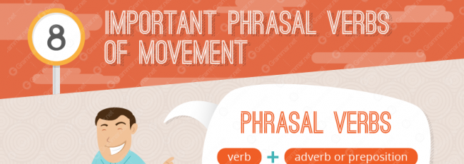 8 important phrasal verbs of movement [infographic]