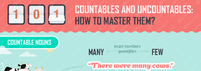 Countables and uncountables: how to master them? [infographic]