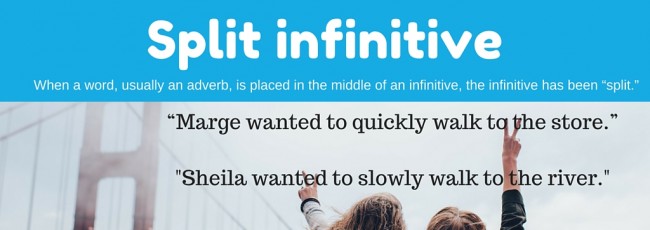 Split infinitive
